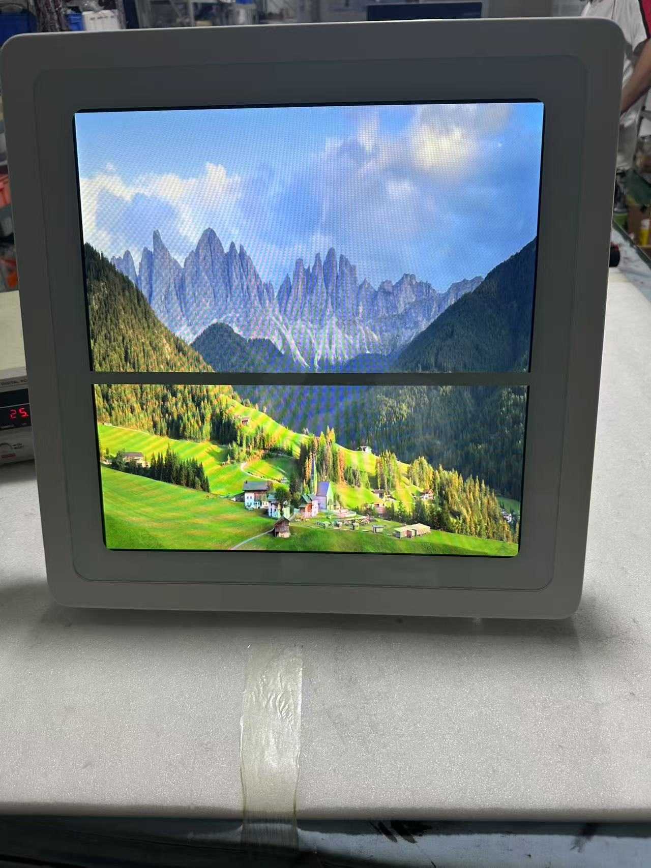 19.2 inch vierkante aanraakmonitor Wall gemonteerd bureaublad dual-purpose