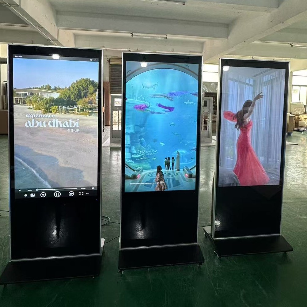 55 -inch binnendoorstand van advertentiespeler