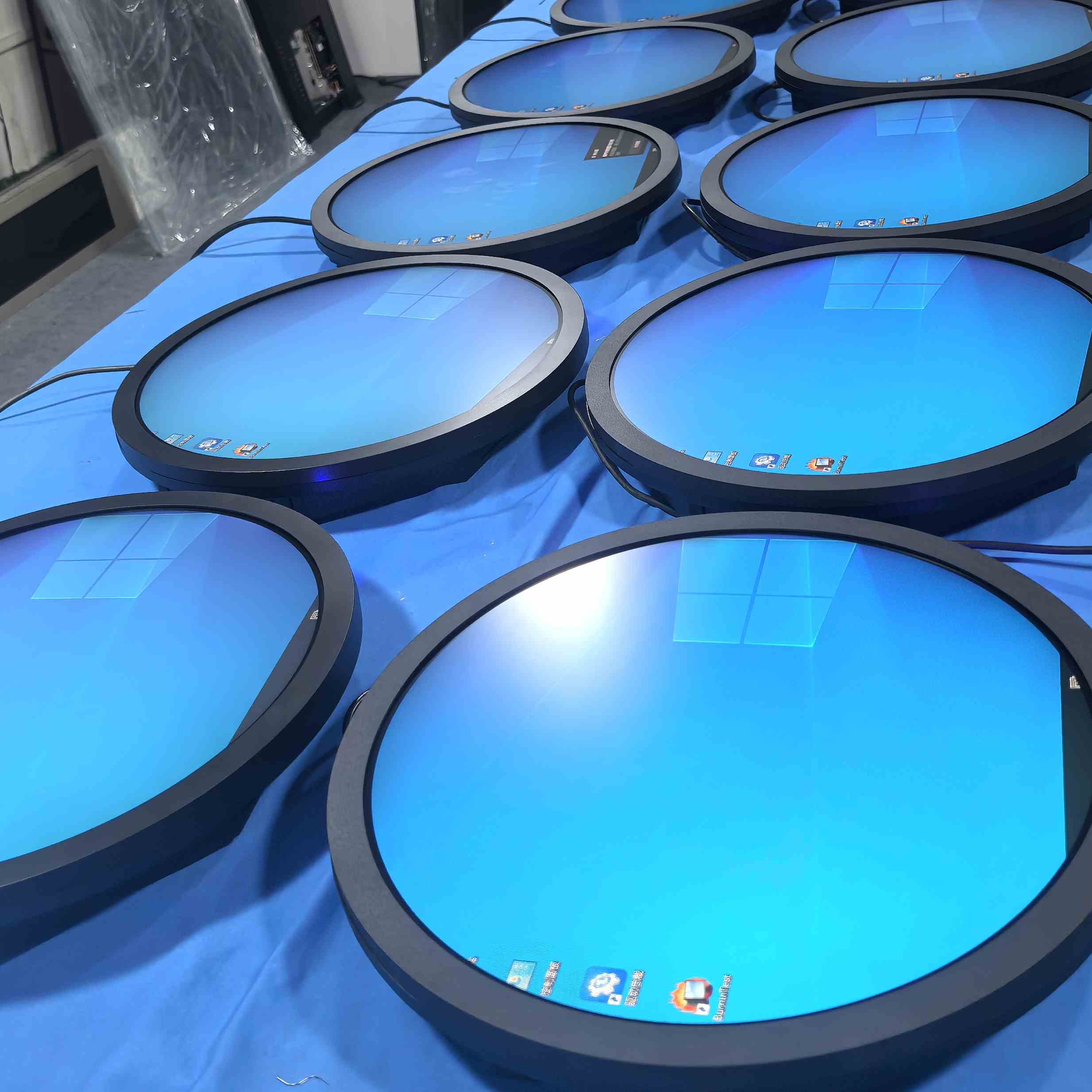 Circulair 23,6 inch LCD Capacitief touchscreen