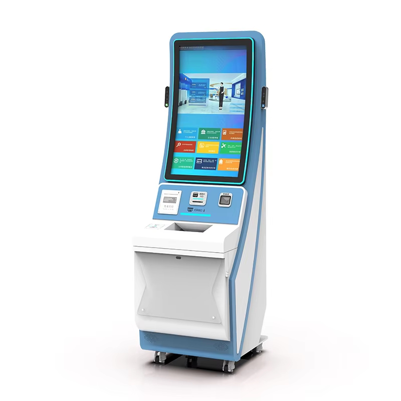 Interactieve 39 inch touchscreen self -service betalingskiosk met kaartlezer en A4 -printer
