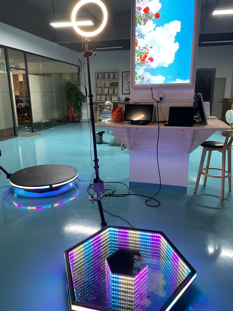 Roterend 3D Holographic Display Automatic 360 Degree Selfie Photo Booth