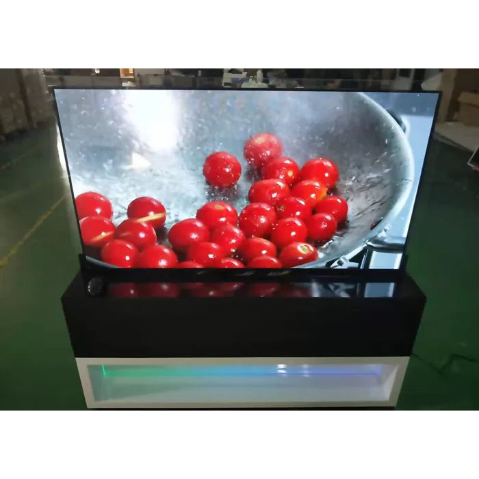 Transparante OLED-displaykiosk